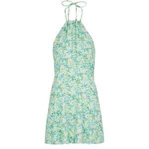 Faithfull The Brand Gaia Mini Dress Size US 6 Varenna Floral Print